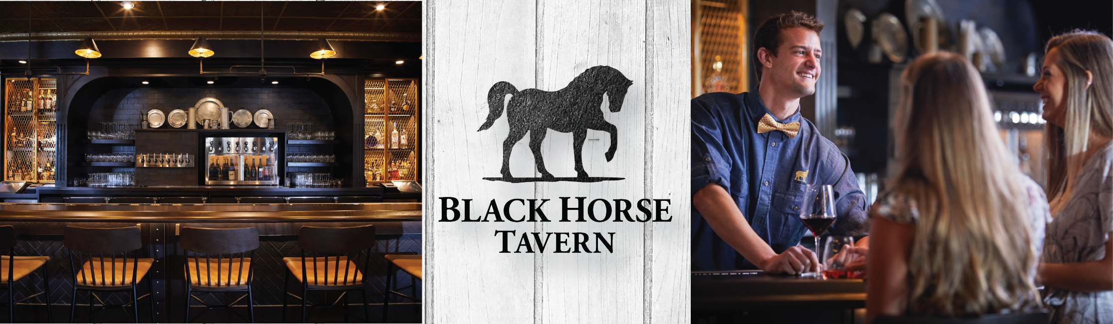 image of bar at Black Horse Tavern